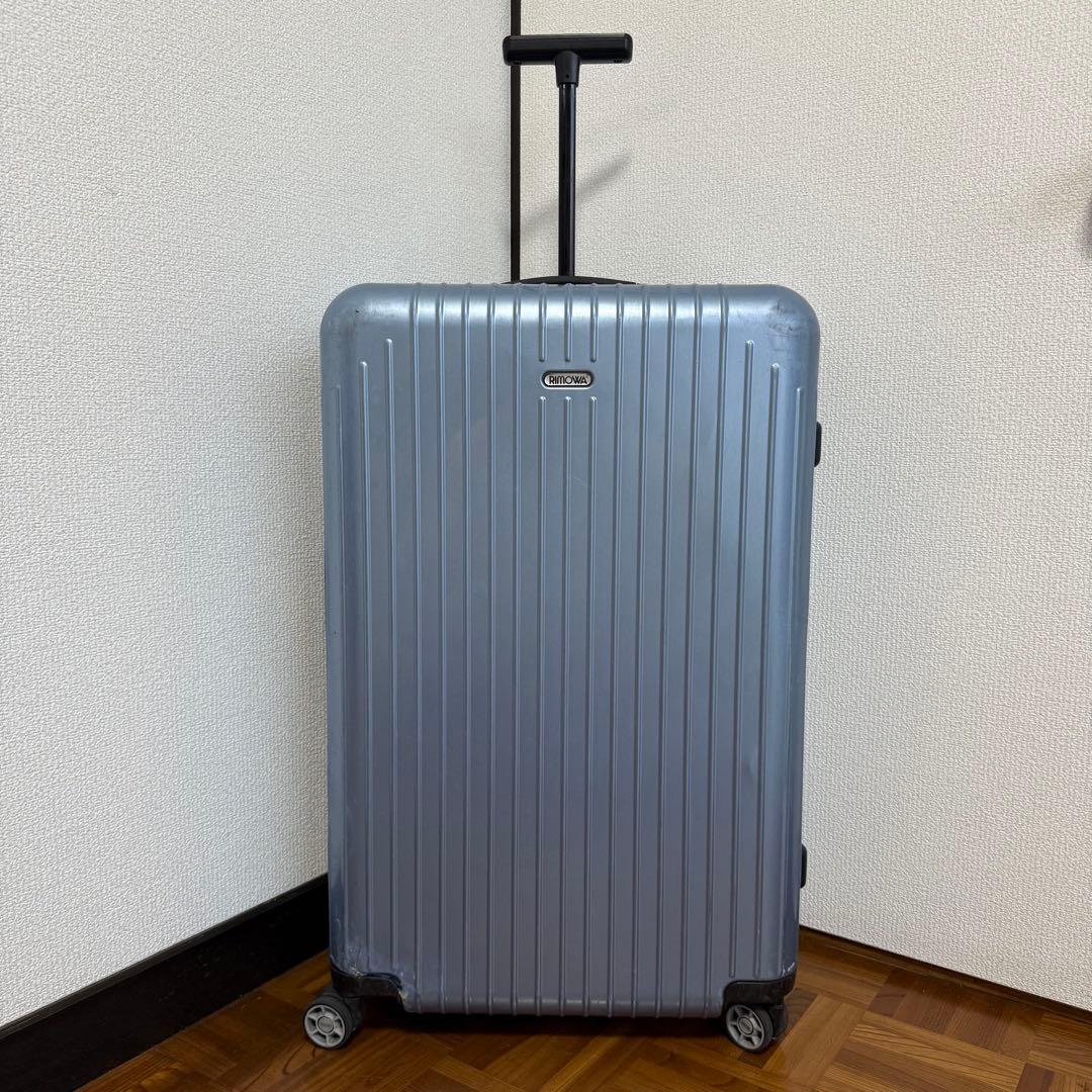 リモワRIMOWA サルサエアー80ℓ チェックイン　水色　大型軽量