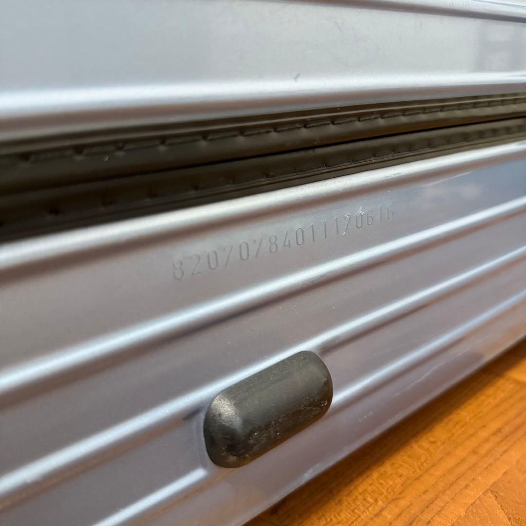 リモワRIMOWA サルサエアー80ℓ チェックイン　水色　大型軽量