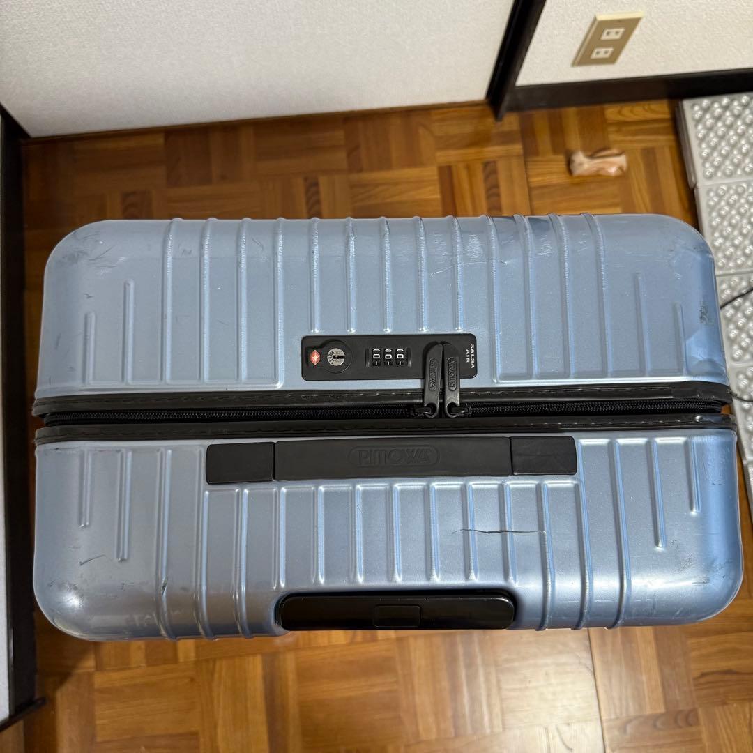 リモワRIMOWA サルサエアー80ℓ チェックイン　水色　大型軽量