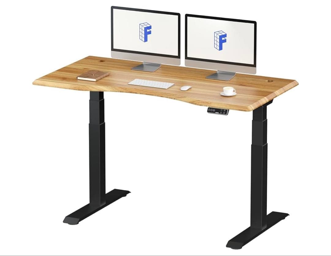 FLEXISPOT E7 電動昇降デスク 幅140cm ケーブルホルダー付