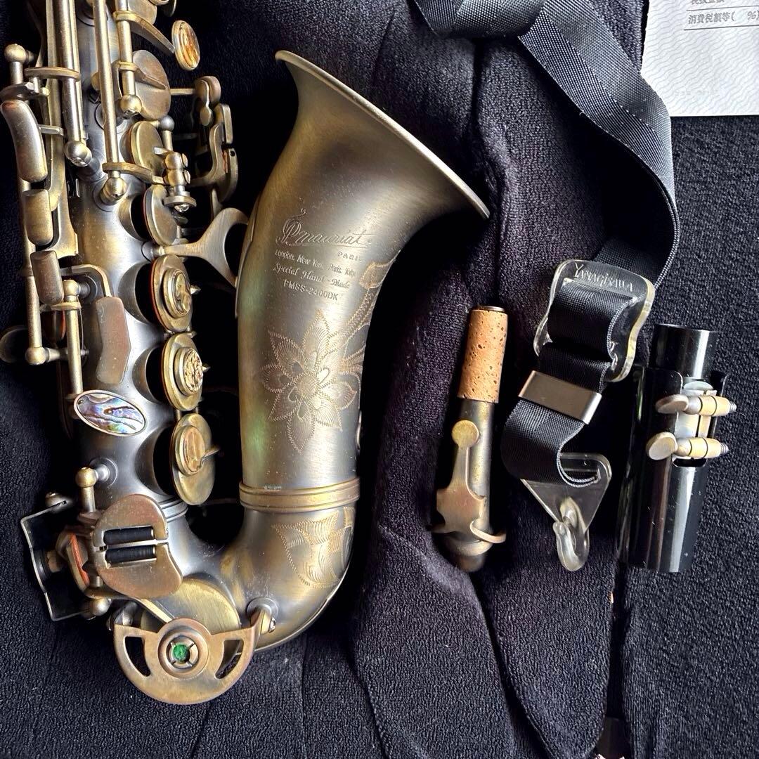 P.mauriat カーブド　ソプラノサックス　純正ケース付き　極美品　レア