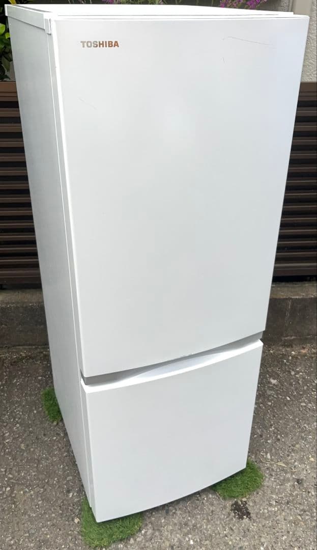 東芝冷凍冷蔵庫153L 強化ガラス棚LED照明省エネ設計自動霜取り機能付20年製
