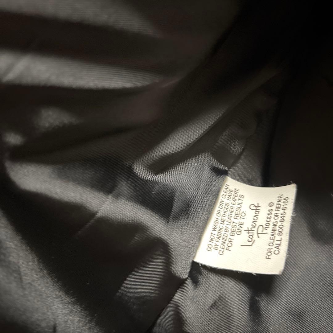 美品 SCHOOT ボアライナー付き レザー シングルライダース ブラック 34