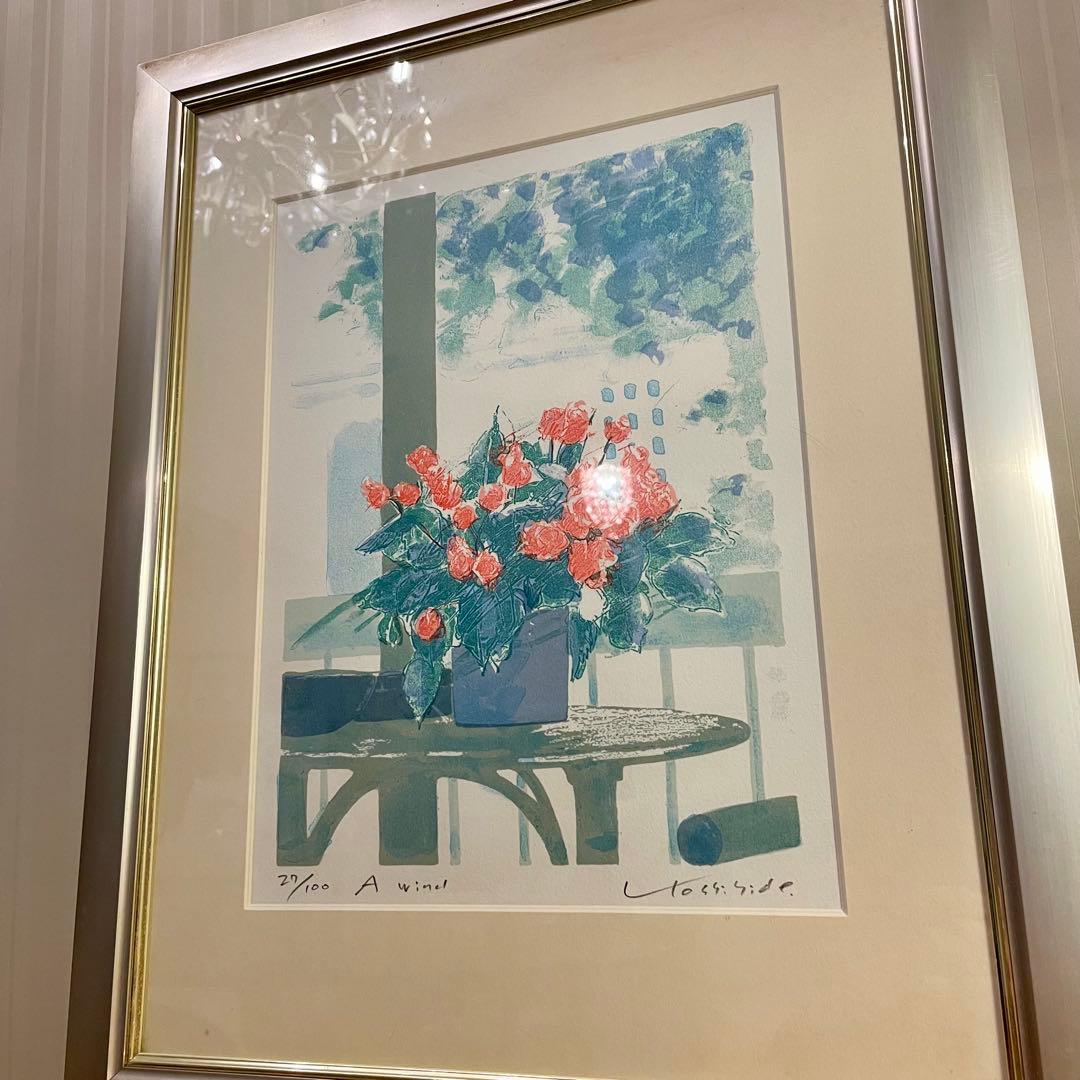 ✨世界で100枚しかない希少作✨福本吉秀 シルクスクリーン ~ A wind ~