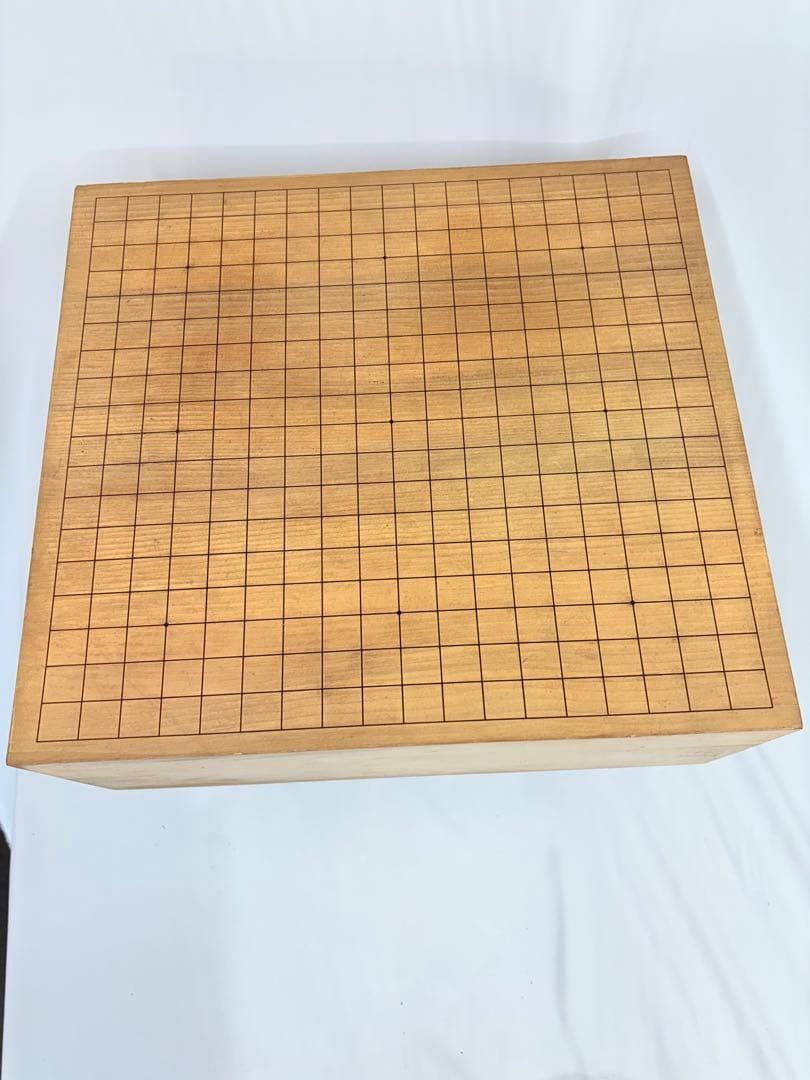 碁盤 碁石付き 希少 囲碁 碁石 本蛤碁石 碁盤セット　19.5kg