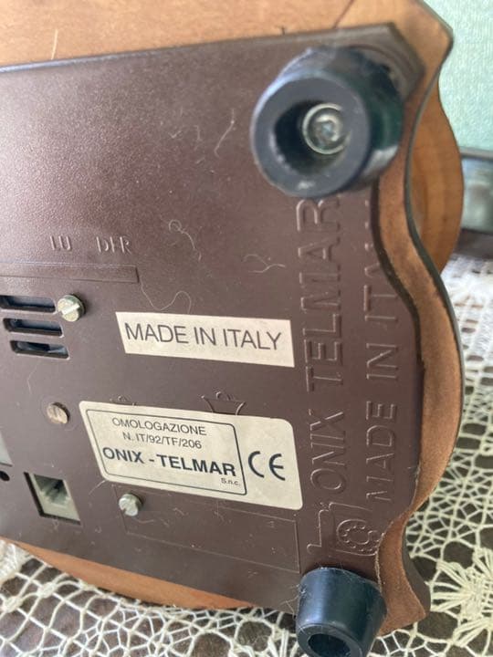 イタリア製 テレフォン 電話機 象嵌細工 インテリア ビンテージ アンティーク