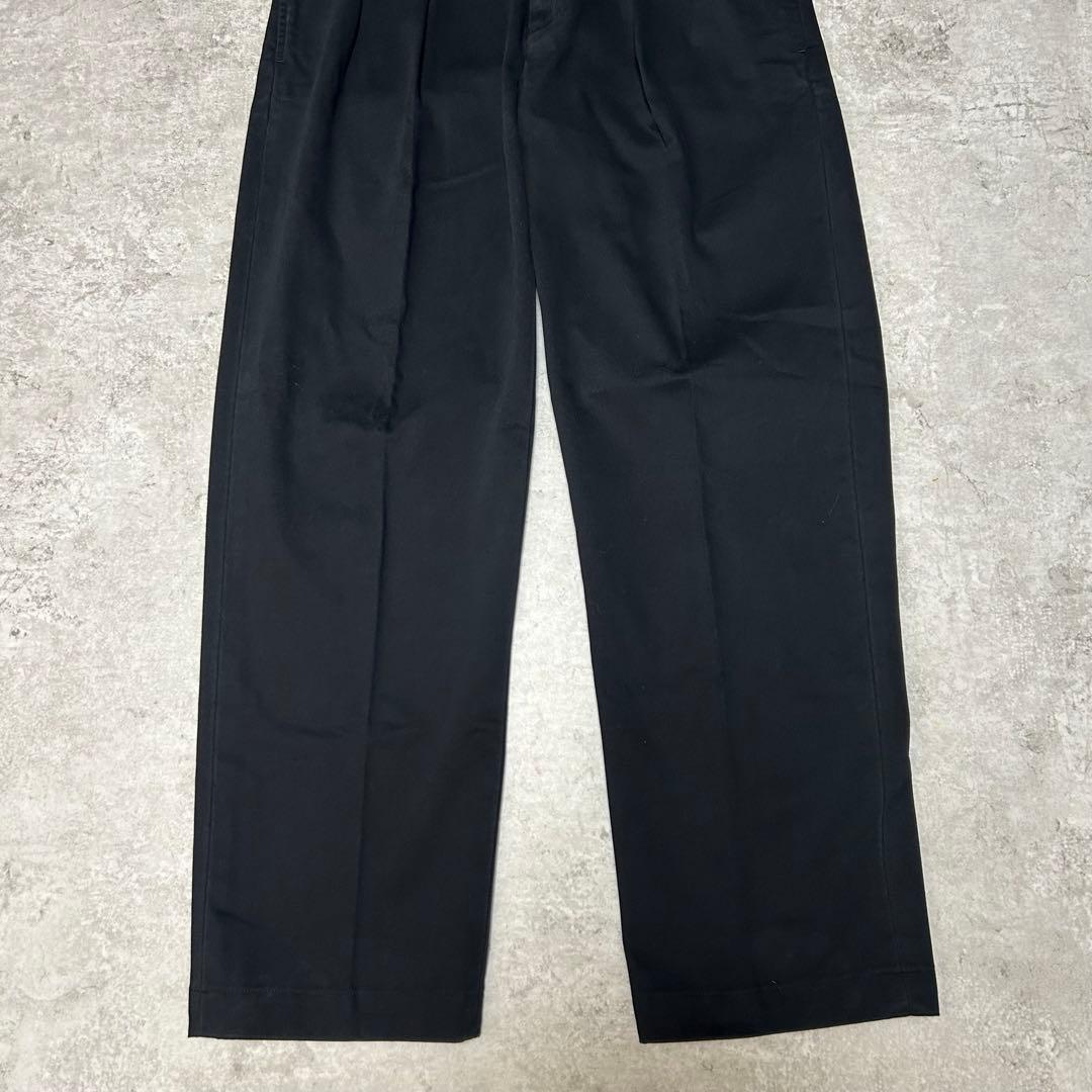 美品 ポロバイラルフローレン 黒 ポロチノ Ethan Pant W32 L30