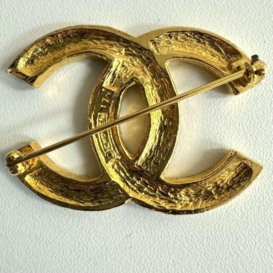 CHANEL シャネル ココマーク ヴィンテージ ブローチ 箱付き 正規品