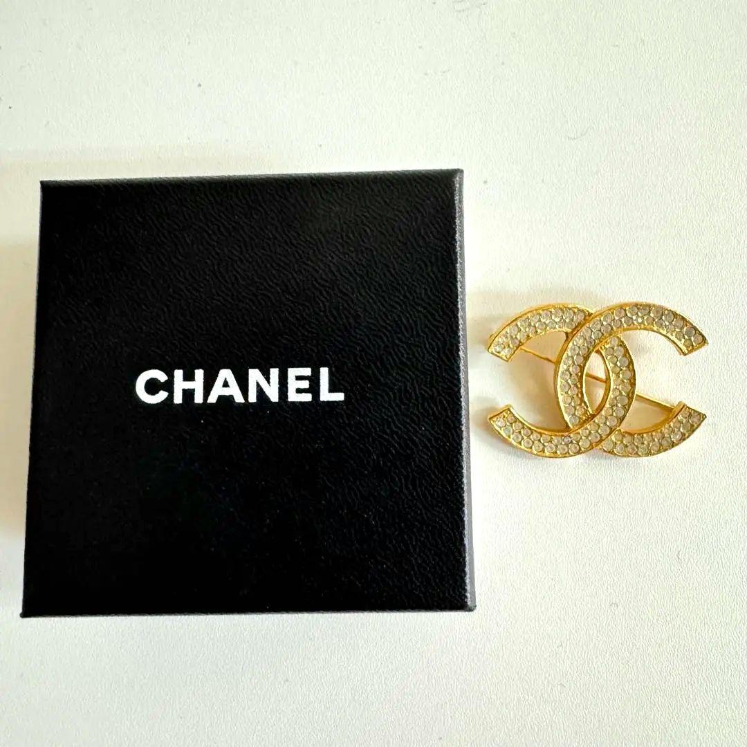 CHANEL シャネル ココマーク ヴィンテージ ブローチ 箱付き 正規品