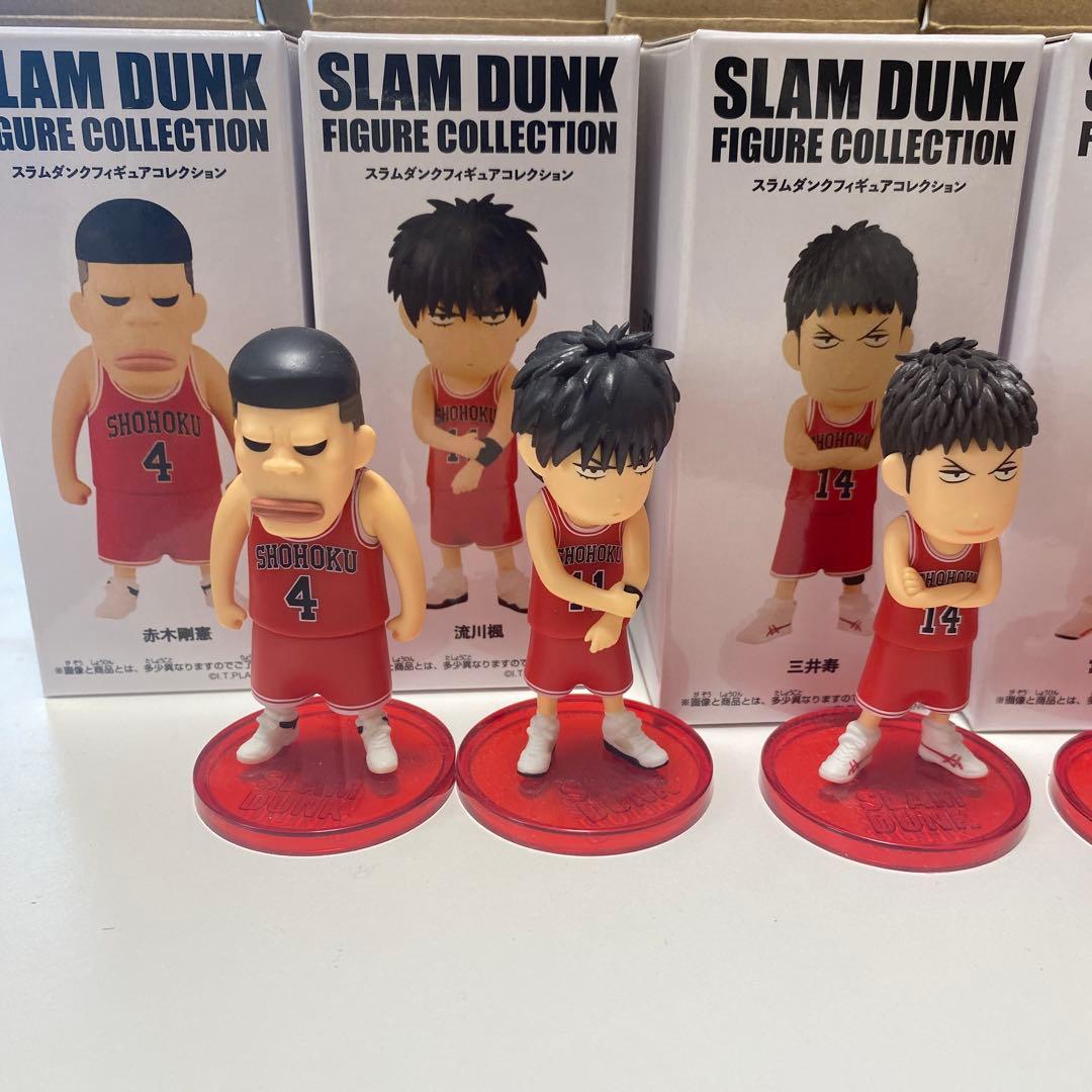T*n様 スラムダンク　フィギュアコレクション　赤木　三井　流川　宮城　桜木　安