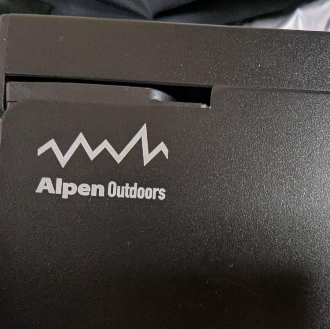Alpen Outdoors アルミユニットテーブル110 ウッド天板2枚付き