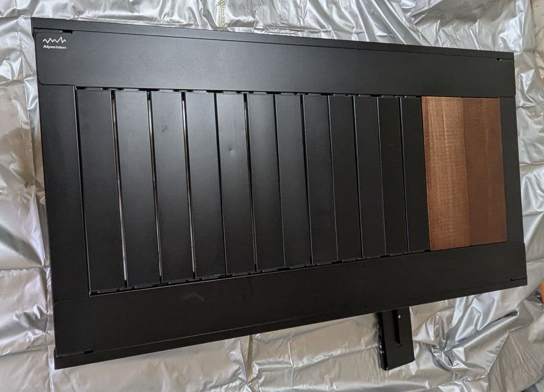 Alpen Outdoors アルミユニットテーブル110 ウッド天板2枚付き