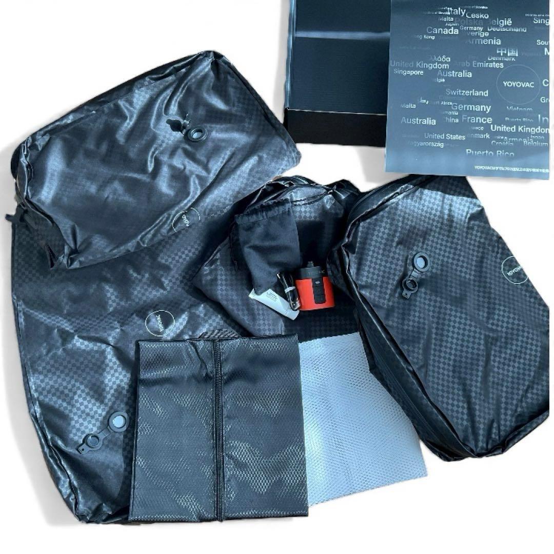 YOYOVAC旅行用圧縮トラベルバッグ 旅行用圧縮袋 圧縮バッグ ポンプ付 防水