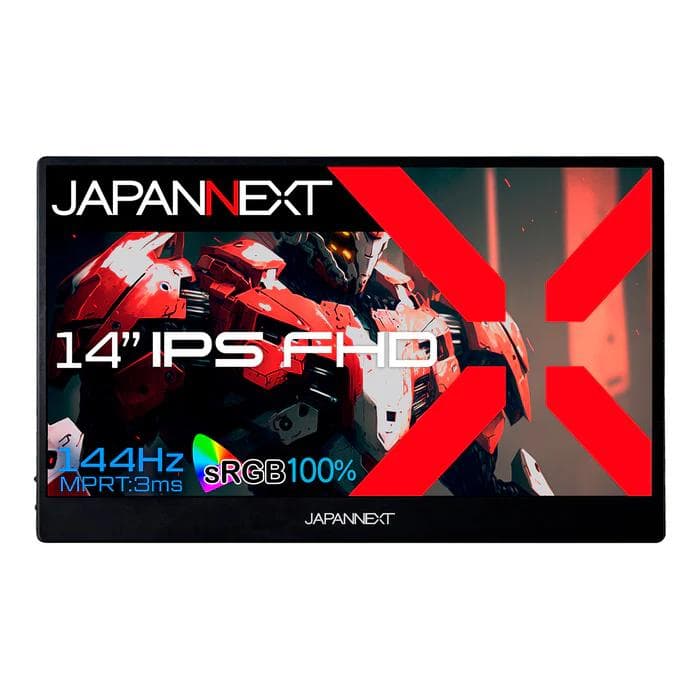 JAPANNEXT 14インチ FHD IPS モバイルゲーミングモニター