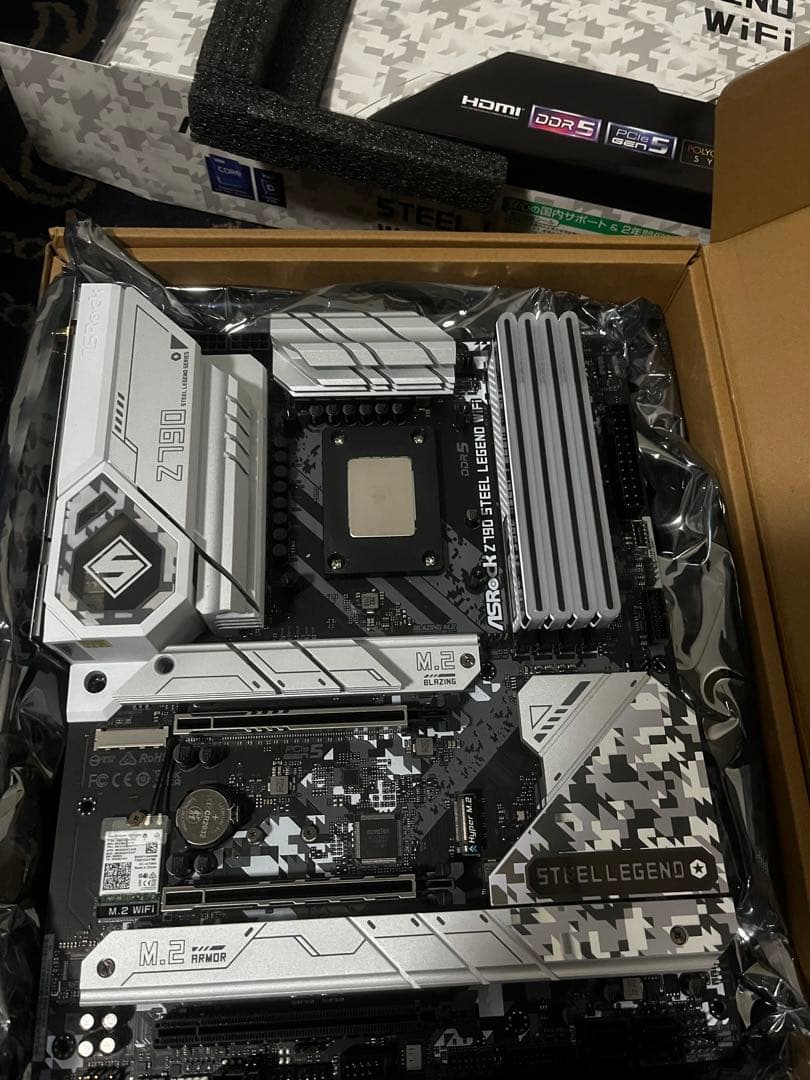 Z790 Steel Legend WiFi + i9-13900KF +メモリ