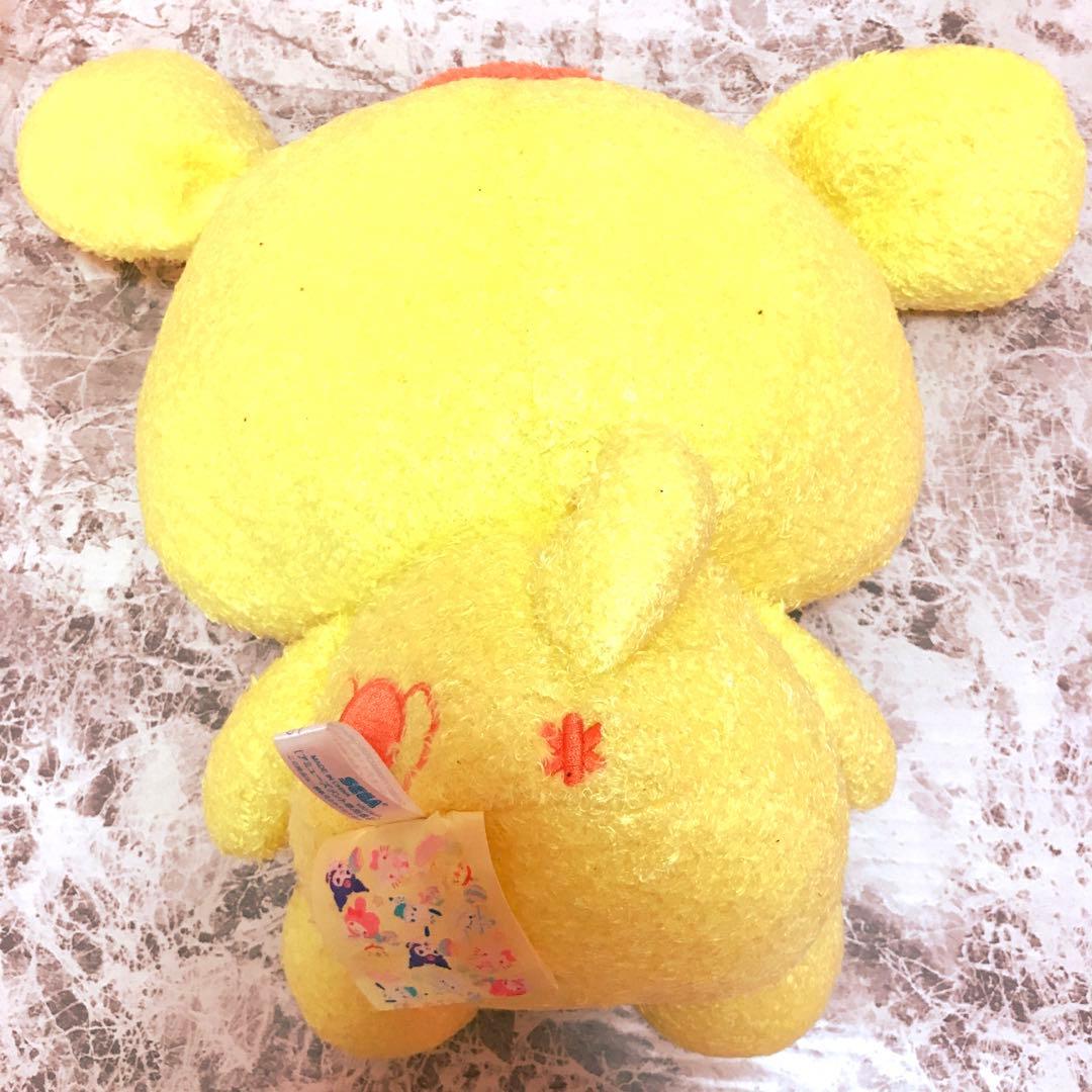 ポムポムプリンBIGぬいぐるみマスコット小物入れ　ストラップ　❹点まとめ売り