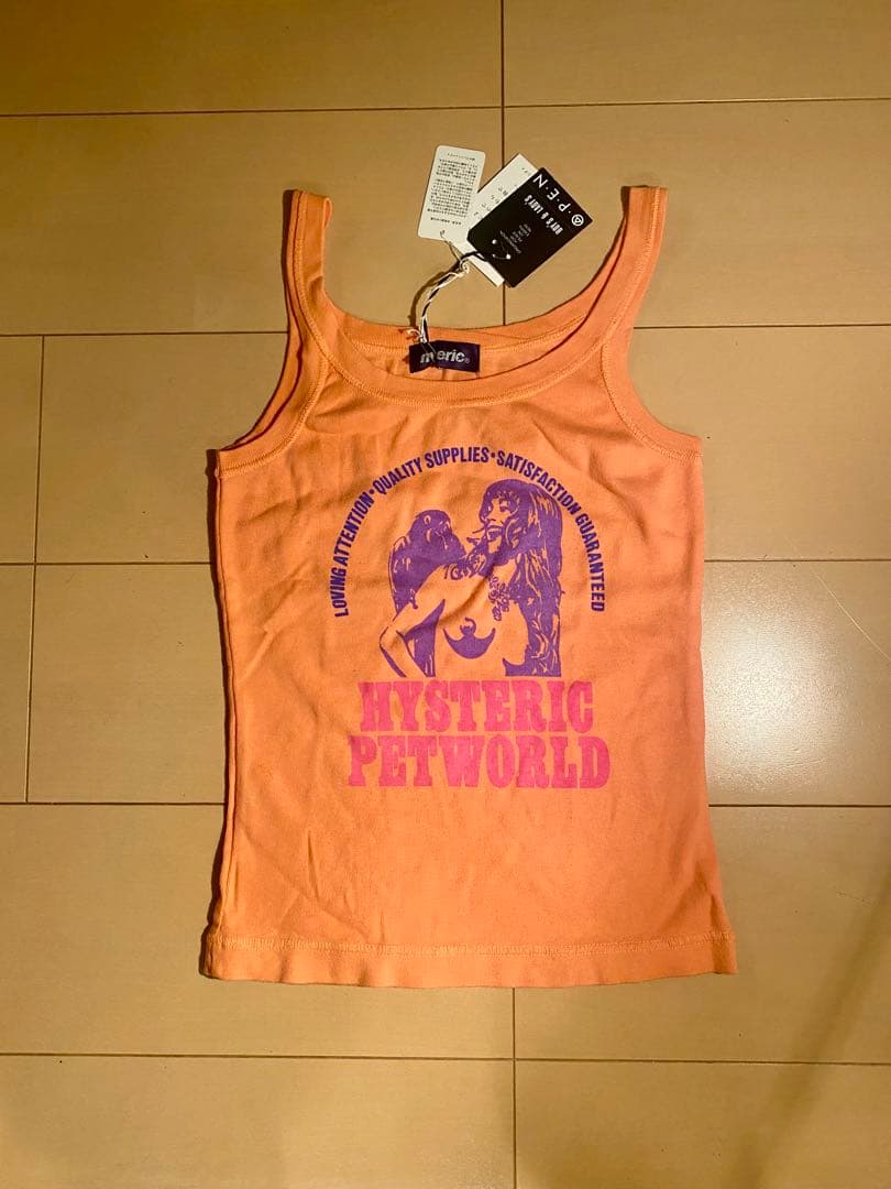 未使用　初期　ヒステリックグラマー '90 ペットワールド　タンクトップ　Y2K