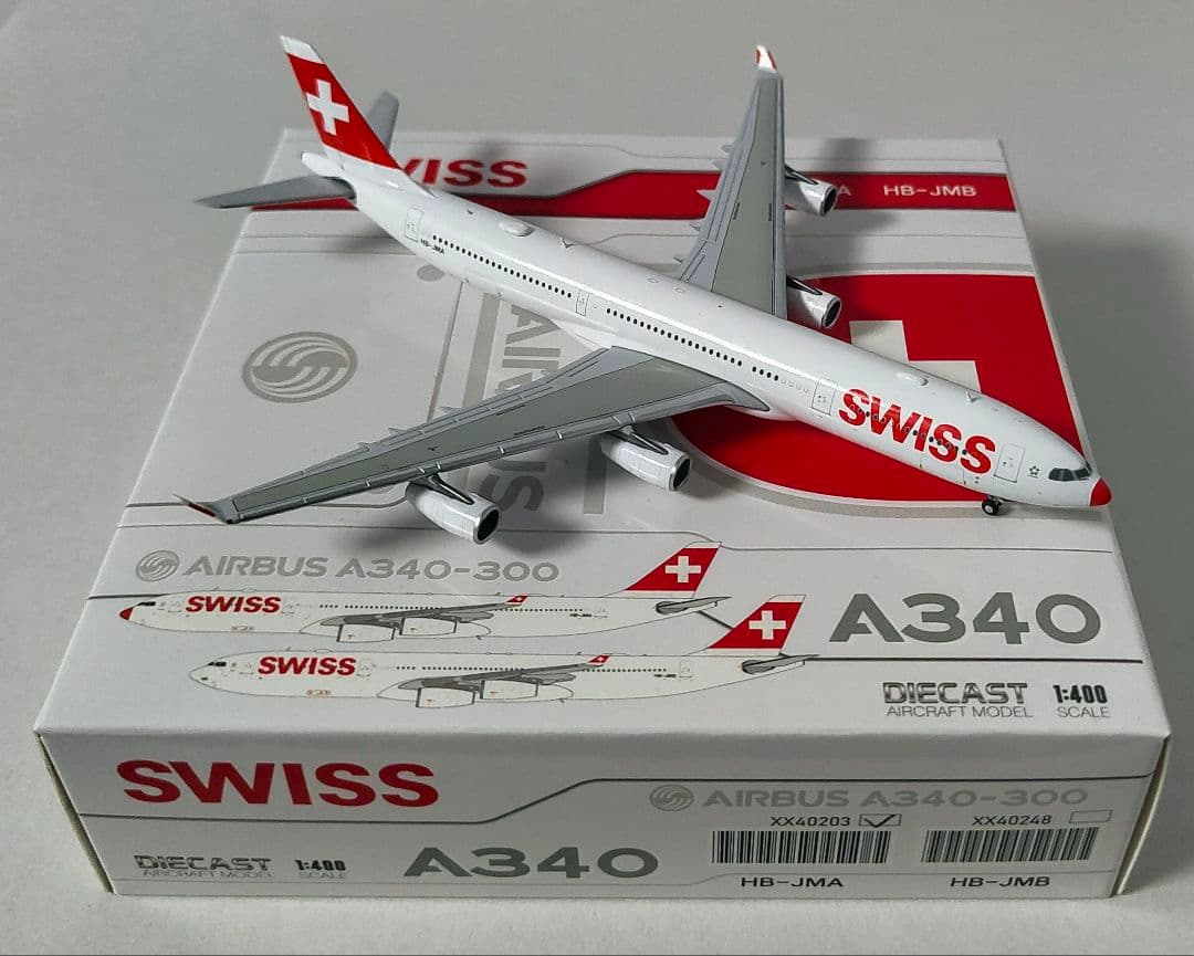 スイスインターナショナル A340-300 HB-JMA 1/400