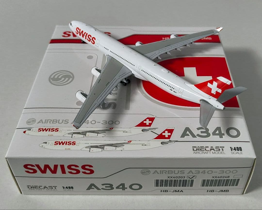 スイスインターナショナル A340-300 HB-JMA 1/400