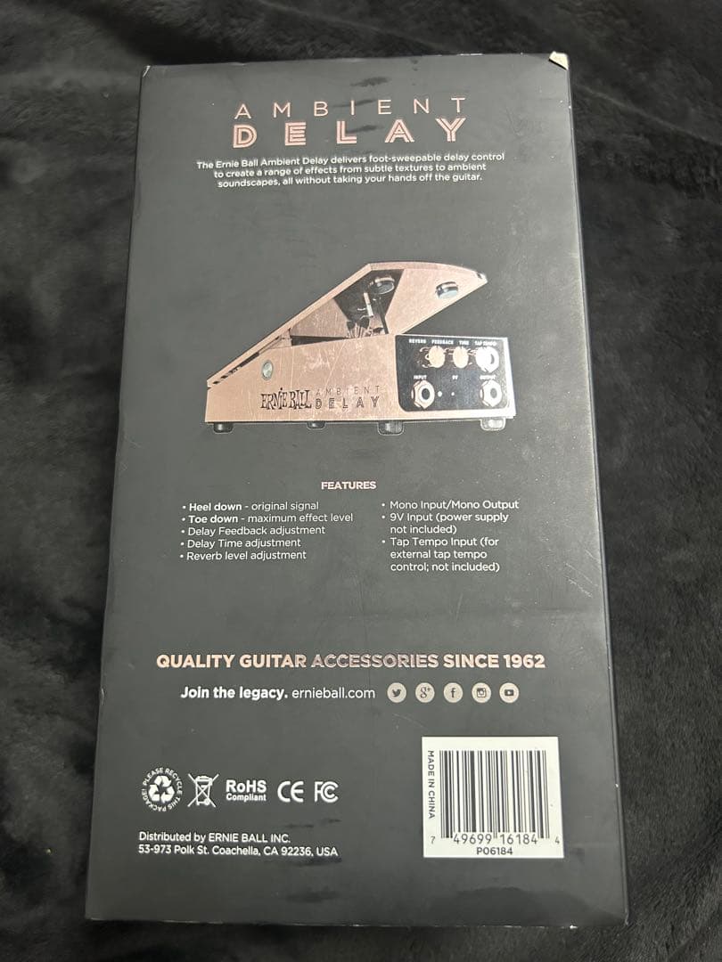 再値下！ERNIE BALL AMBIENT DELAY / TAP TEMPO