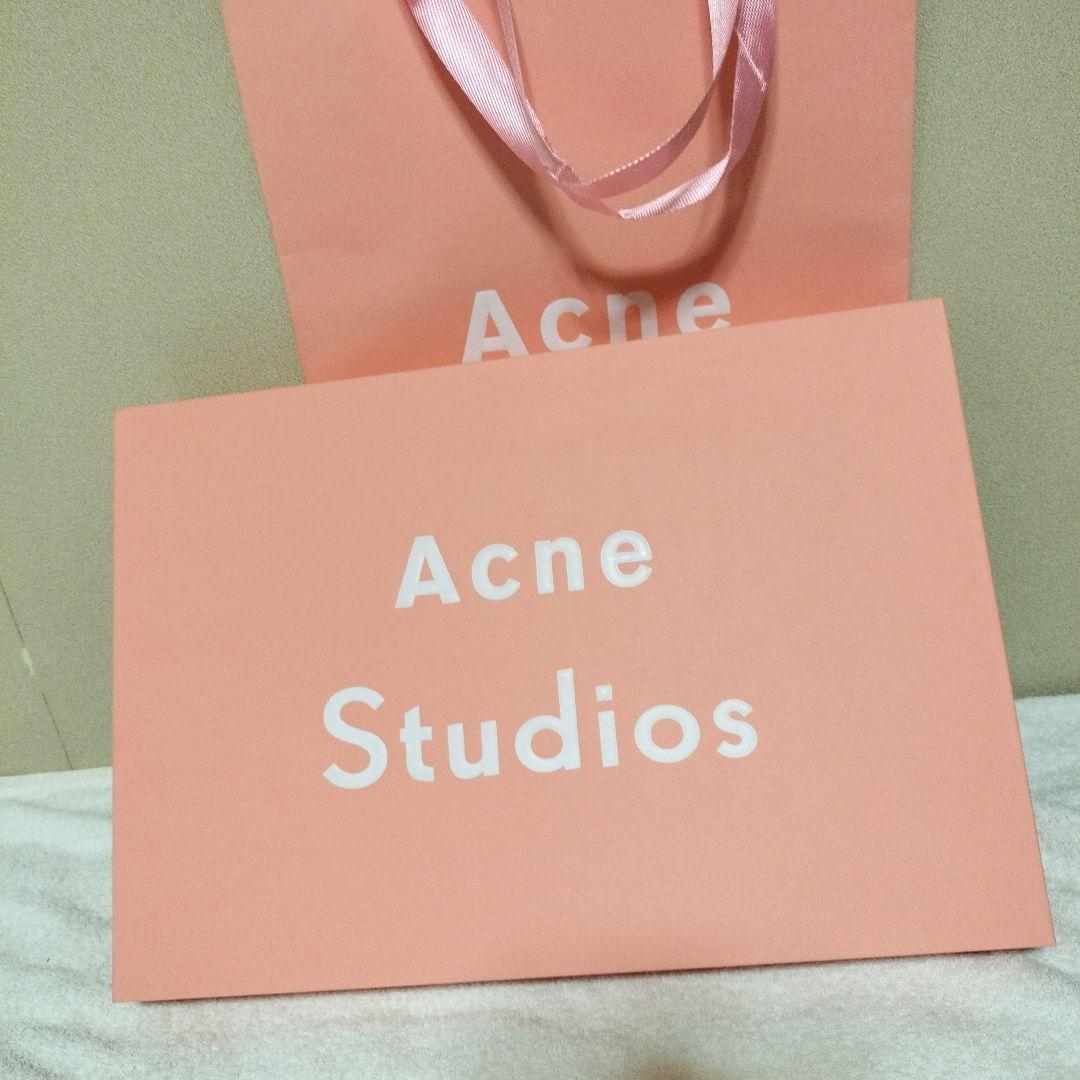 ブラック　男女兼用　Acne Studios 　マフラー フリンジスカーフ