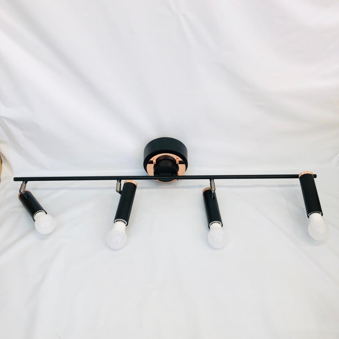 DI CLASSE シガロ フラット4 シーリングライト ブラック　「7171