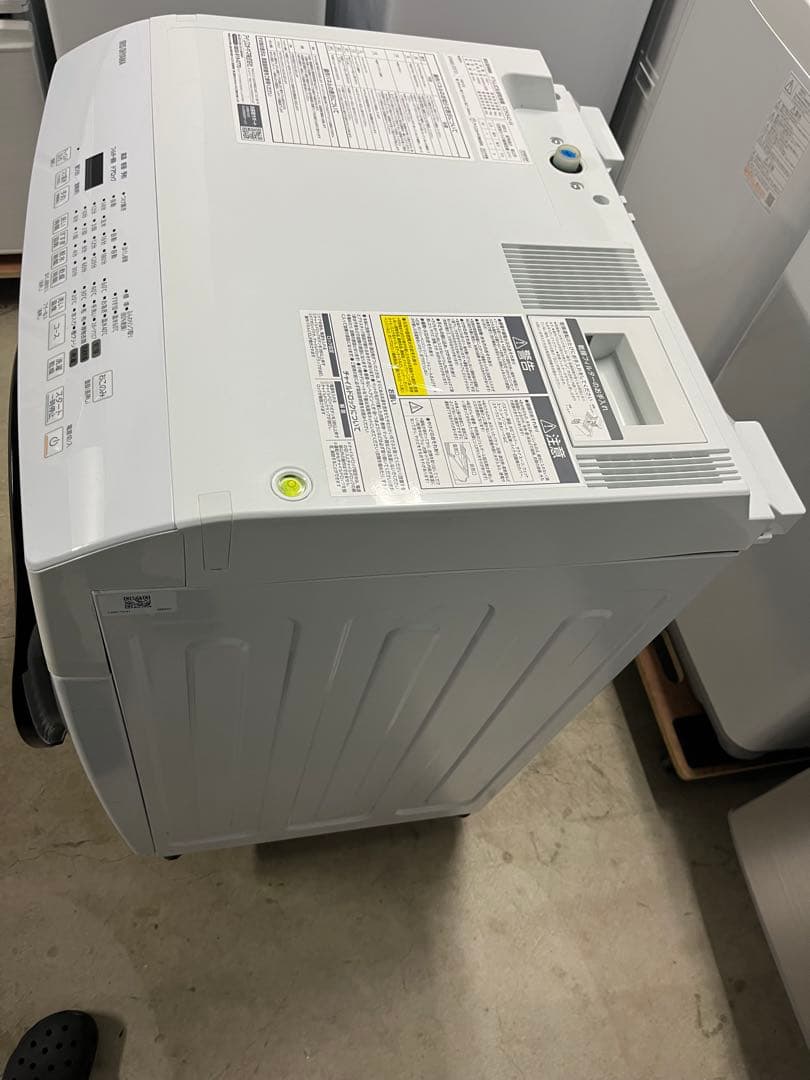 2023年購入　IRIS OHYAMA製のホワイトドラム式洗濯乾燥機T