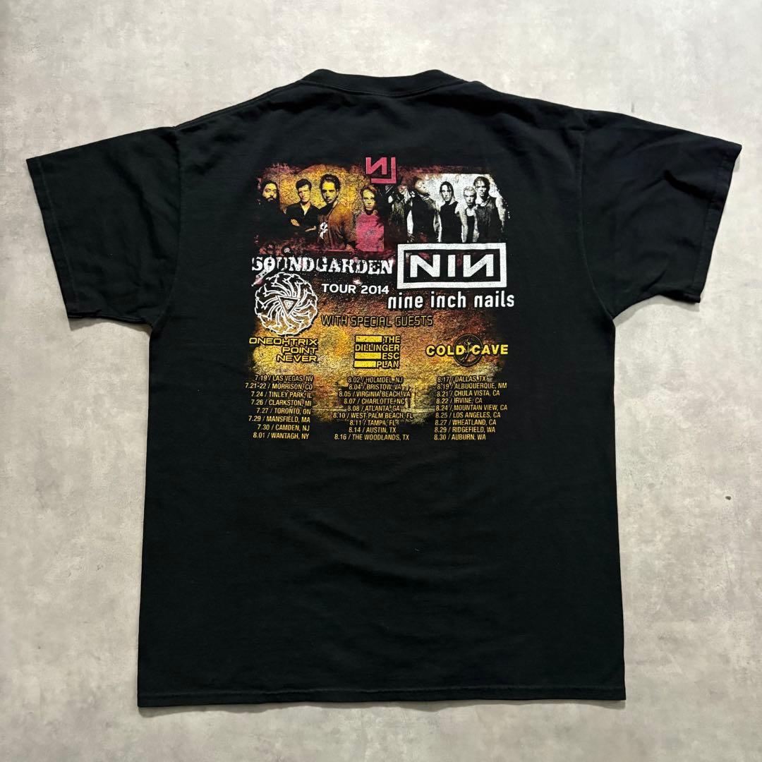 10’s NINE INCH NAILS SOUND GARDEN Tshirt