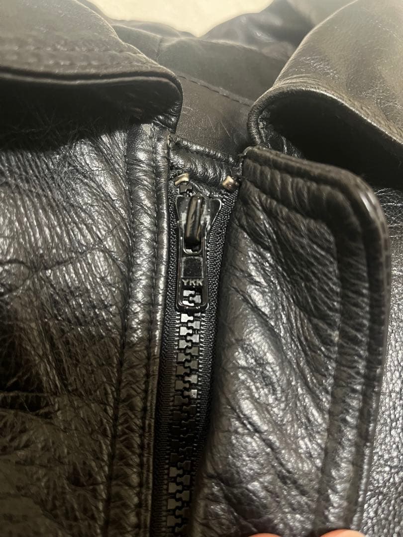 形◎ lether ranch レザージャケット　XL 80s カナダ製　牛革