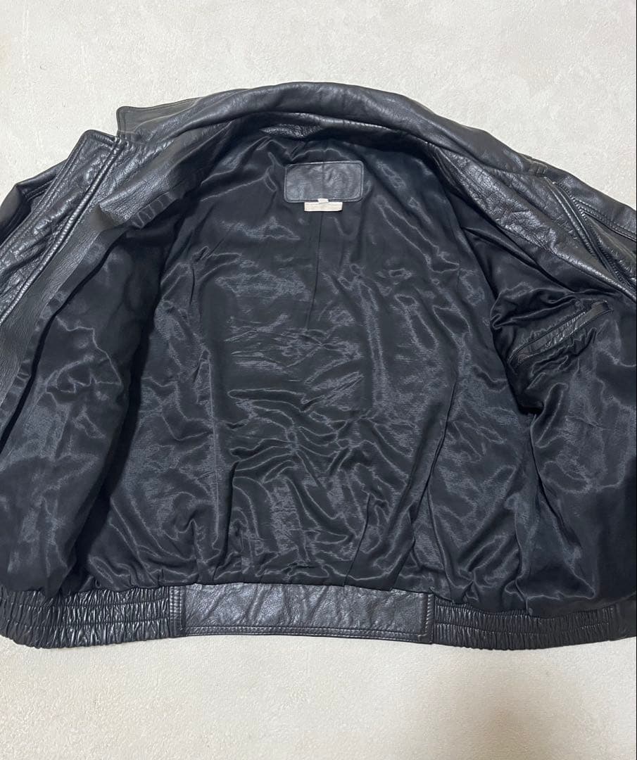 形◎ lether ranch レザージャケット　XL 80s カナダ製　牛革