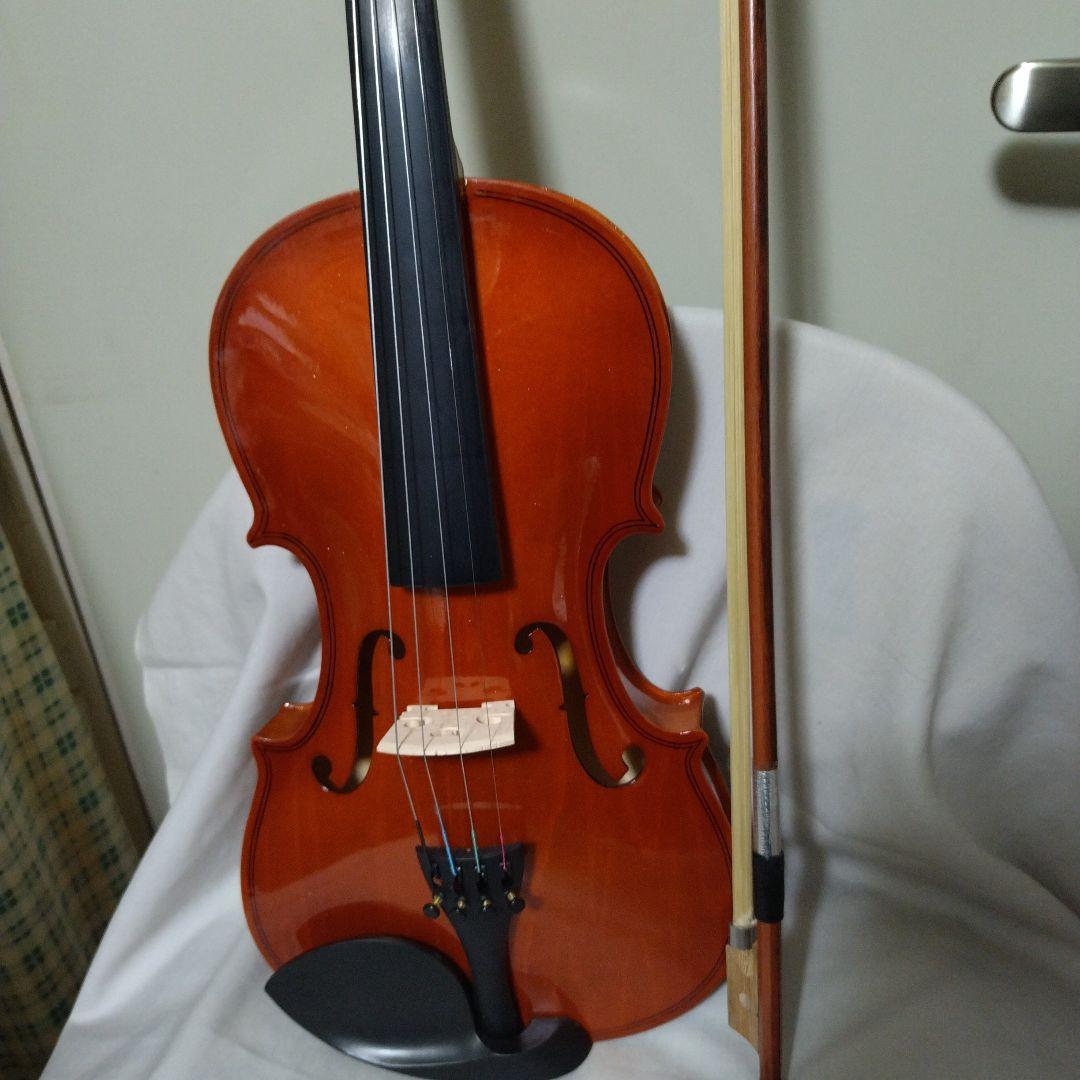 ♥整備済、即使用可♥新品♥バイオリン4/4初心者向け♥弓ケース松脂付♥値引き不可