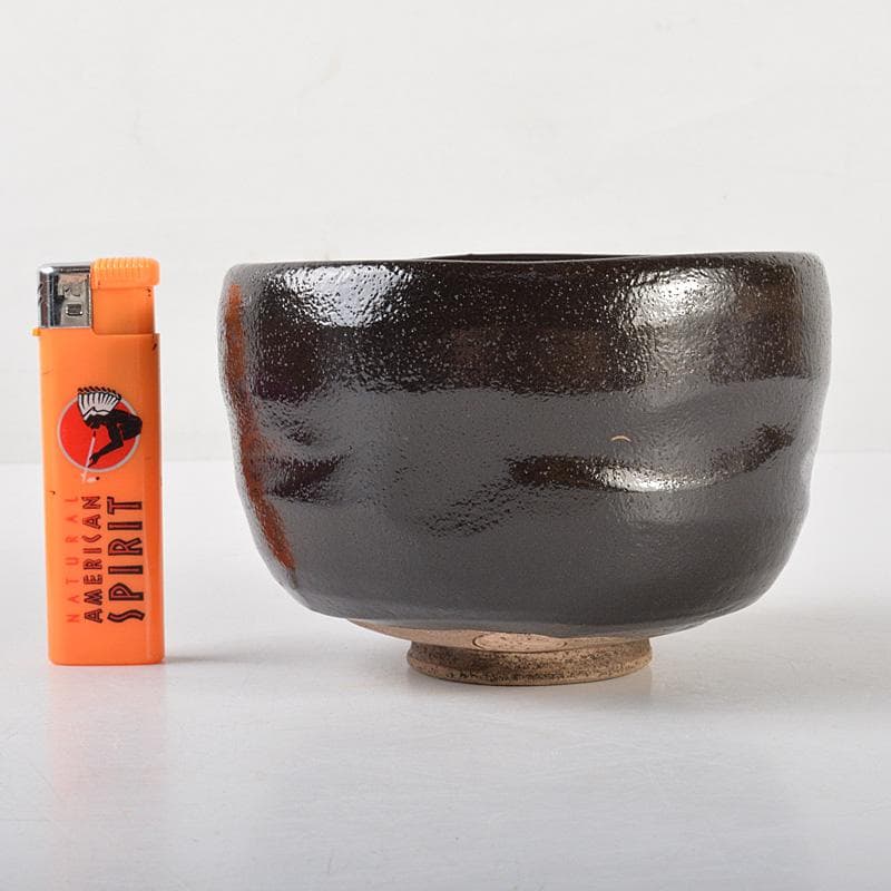 takaty　茶道具　楽吉左衛門　黒楽茶碗　時代箱付　C　5759