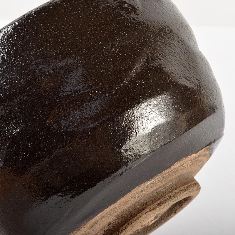 takaty　茶道具　楽吉左衛門　黒楽茶碗　時代箱付　C　5759