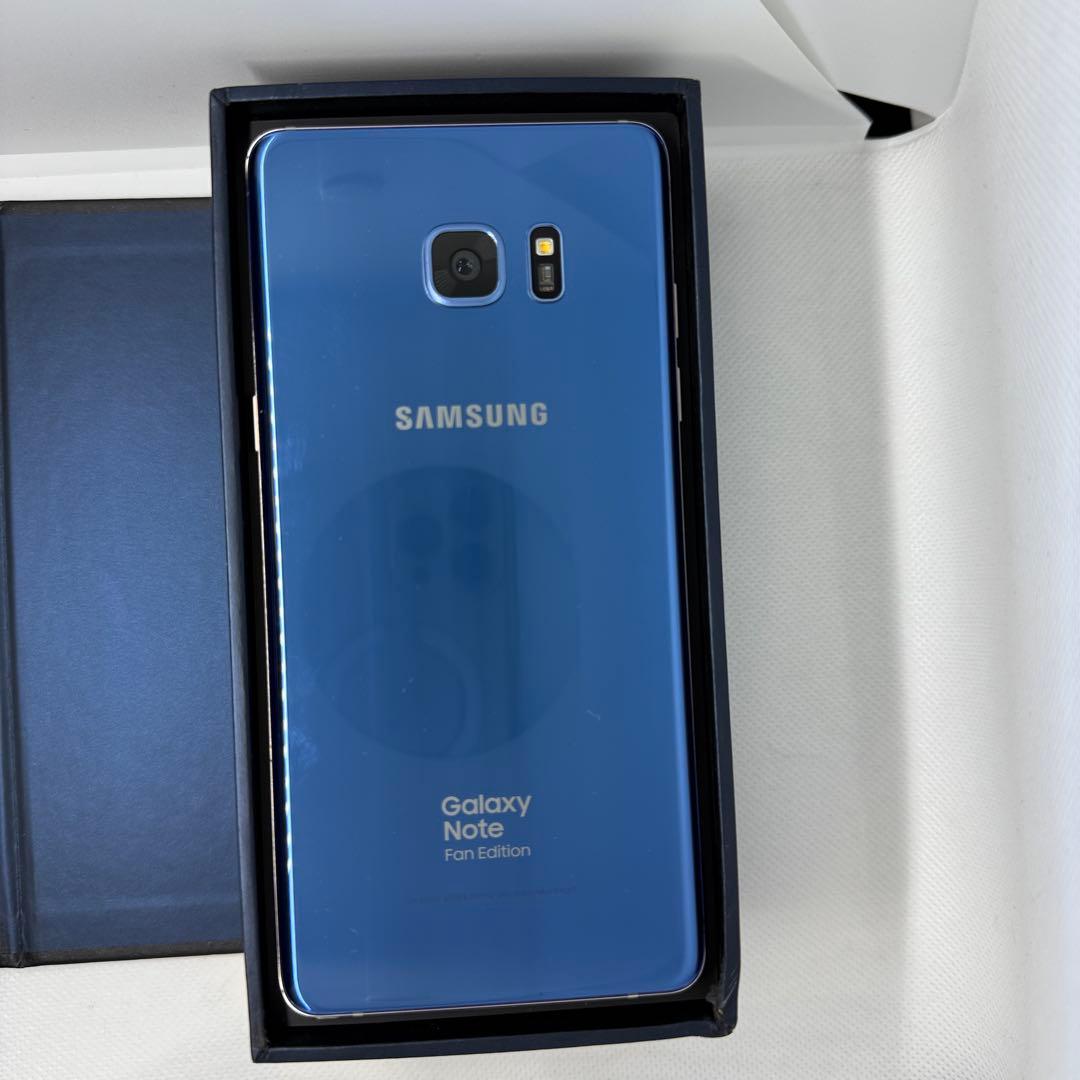 激レア品 Galaxy Note FE ブルー 箱付き未使用品 Not