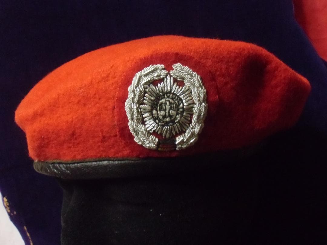 ＢＷドイツ軍/連邦軍＊将官～将校用＊野戦憲兵ベレー帽＊６１．５ｃｍ（実物）