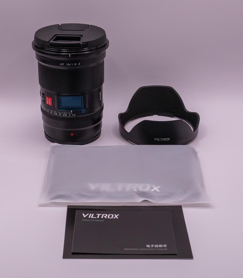【新品同様】VILTROX ビルトロックス AF 16mm F1.8 Zマウント