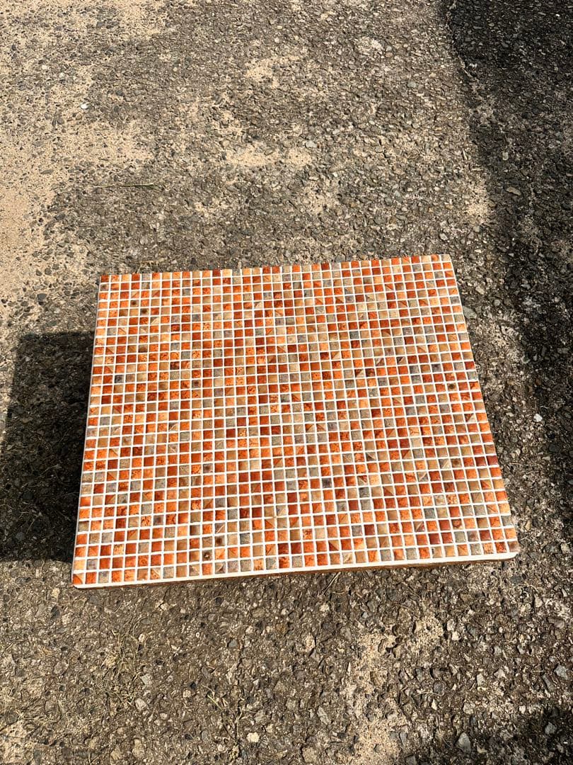 ヴィンテージ アンティーク　タイルトップ　コーヒーテーブル　ローテーブル