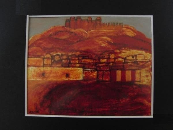 三岸節子、「ラコラオーラの城」、厳選、希少画集・額装画、人気作品