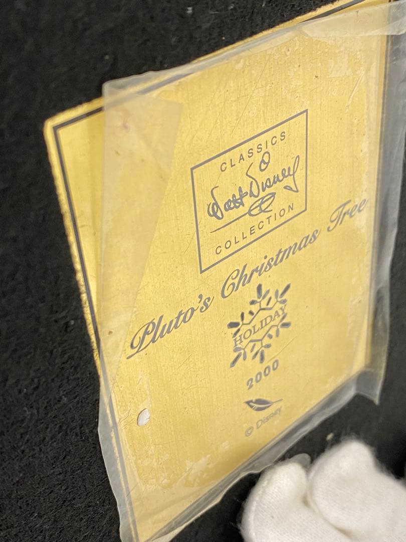 3-2772 ディズニー WDCC フィギュア プルート クリスマス ランプ