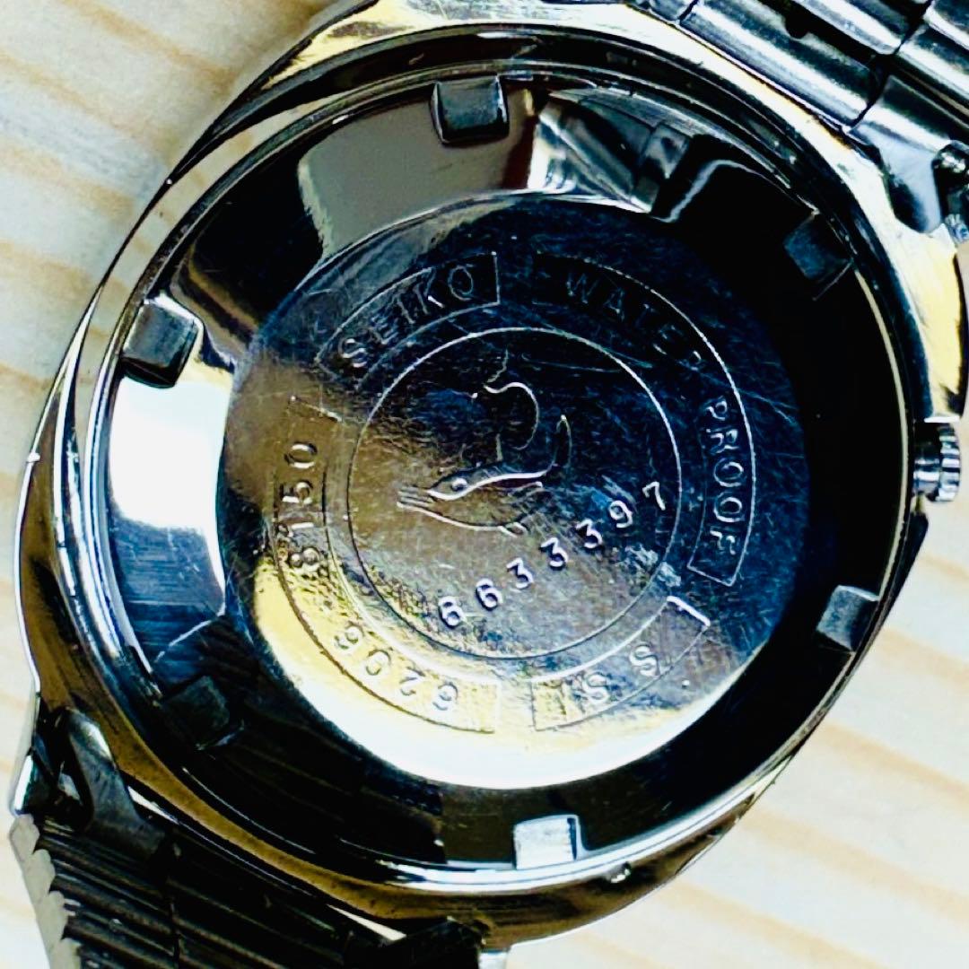 1966年製造セイコー マチック2トーン黒文字盤￼自動巻きレア美品動作良好