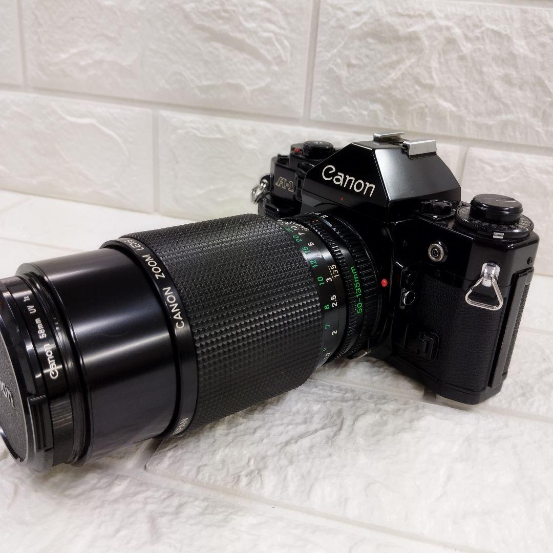 Canon A-1 フィルム一眼レフカメラ ズームレンズ付き 50-135mm
