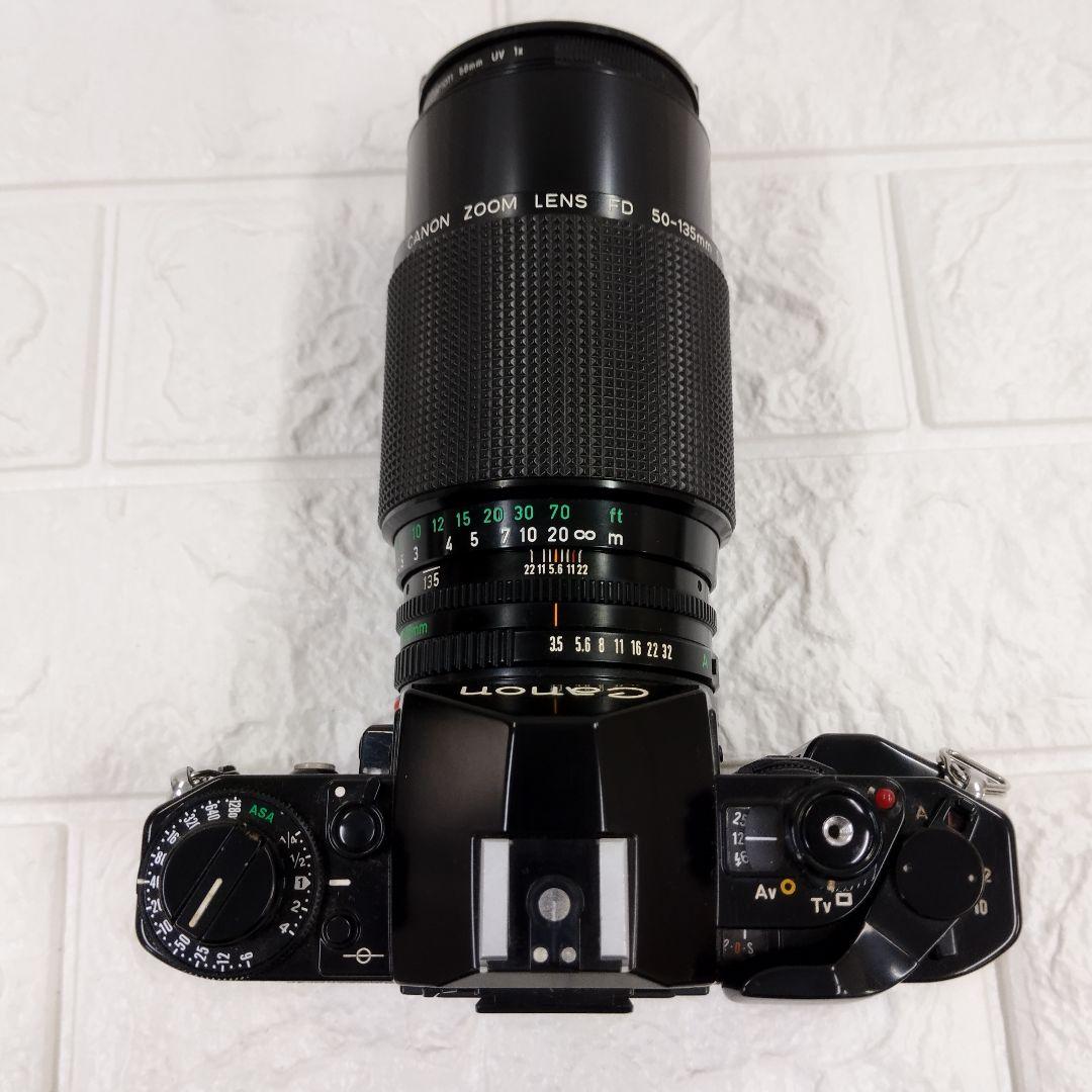 Canon A-1 フィルム一眼レフカメラ ズームレンズ付き 50-135mm