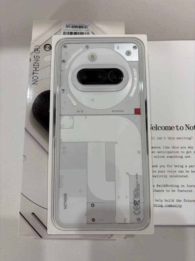 Nothing Phone (3a)ホワイト 未使用に近い