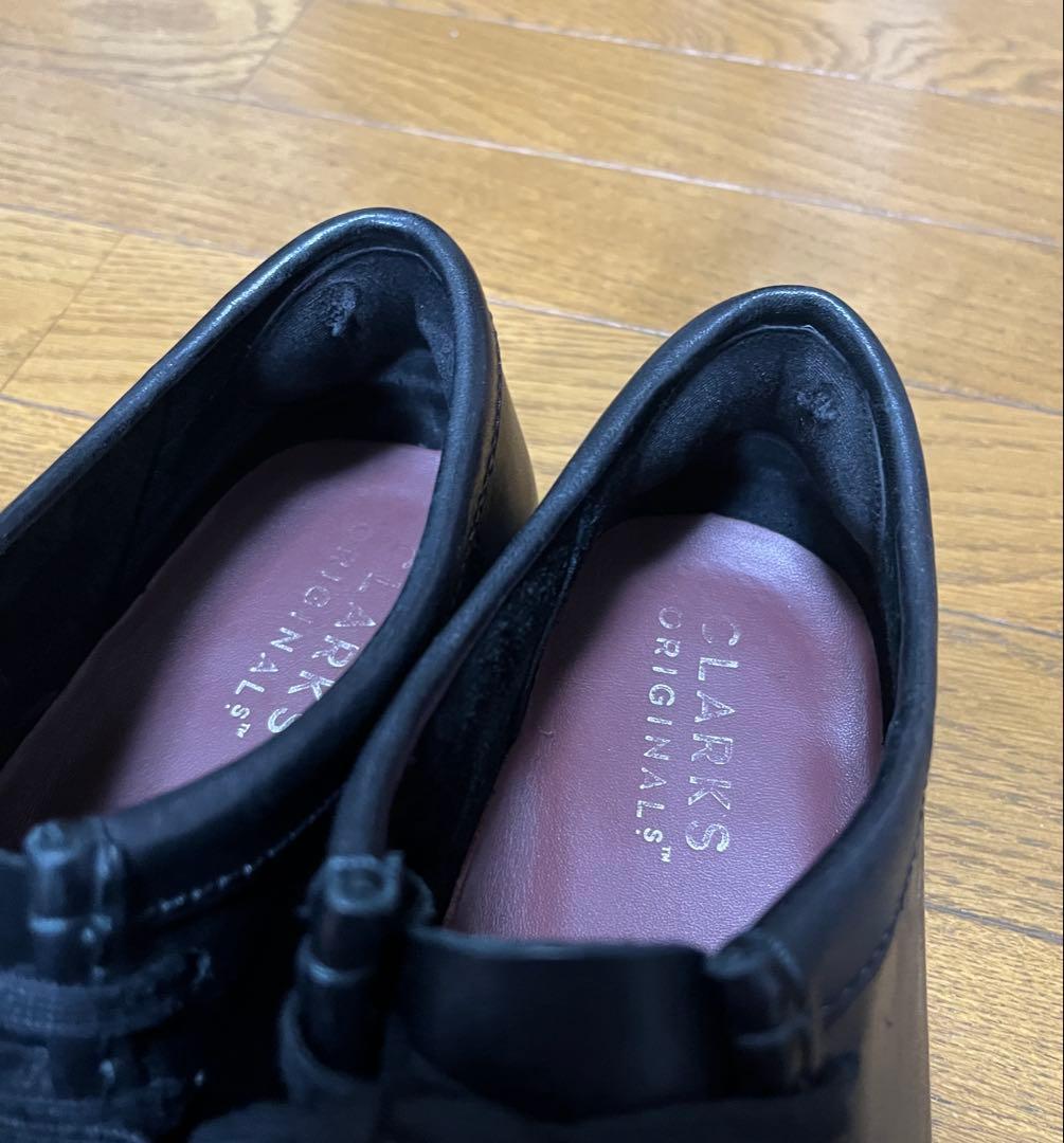 Clarks ワラビー ブラックレザー