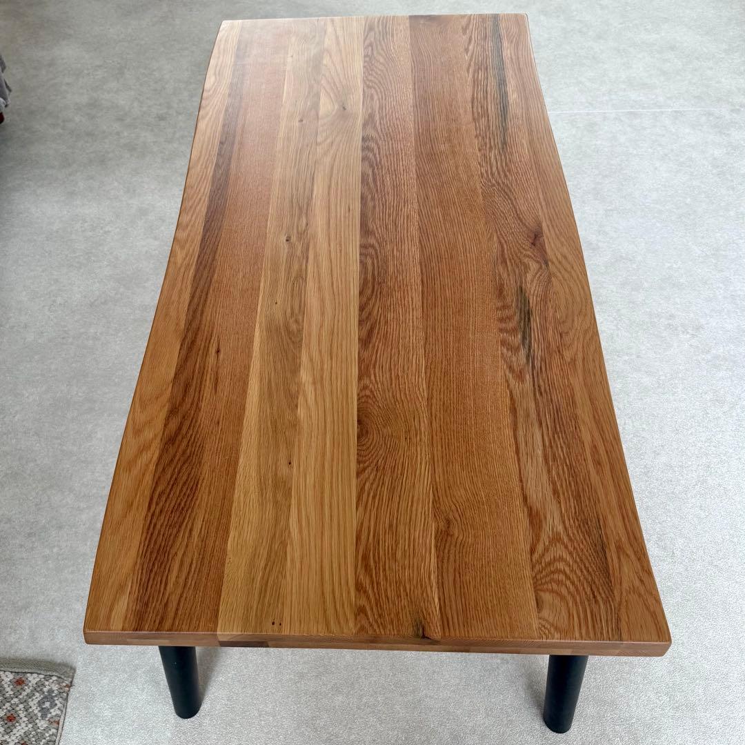 木製ローテーブル オーク材