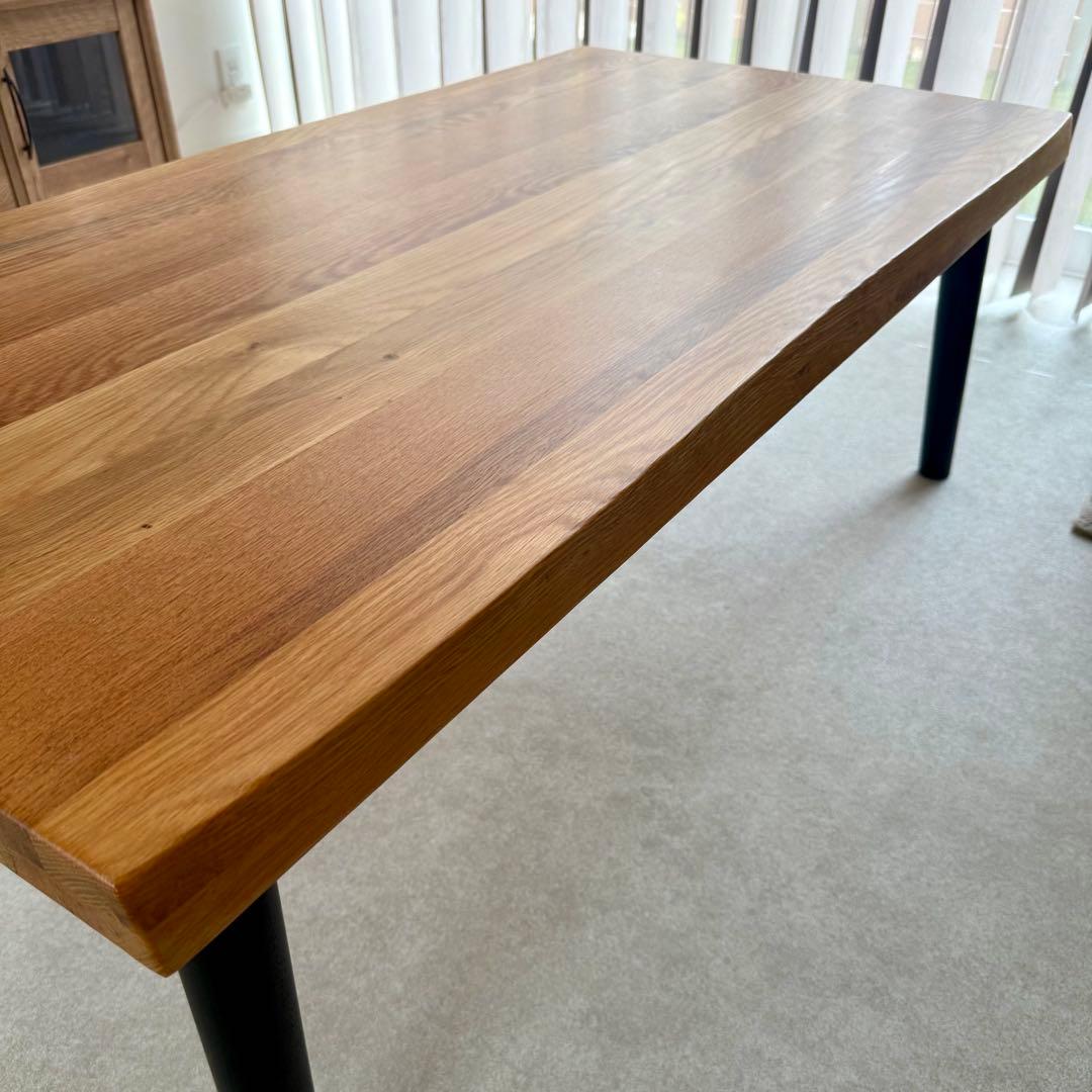 木製ローテーブル オーク材