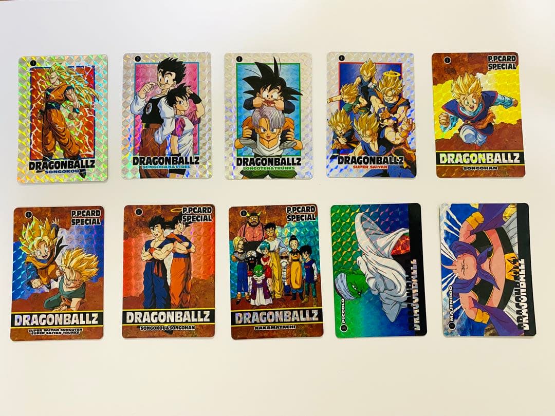 ドラゴンボールカード　アマダ　PPカード　スペシャル　No1〜No10