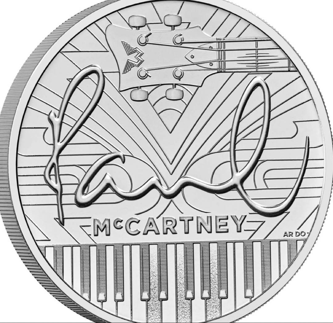 ジョンレノン＆ポールマッカートニー英国記念限定5ポンド友情SETビートルズ