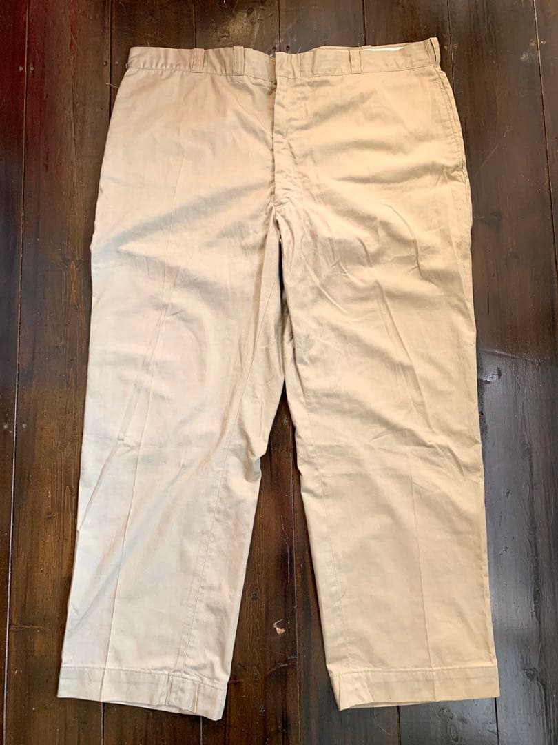 希少 USA ヴィンテージ 米軍 チノパン スコービルZIP U.S.ARMY