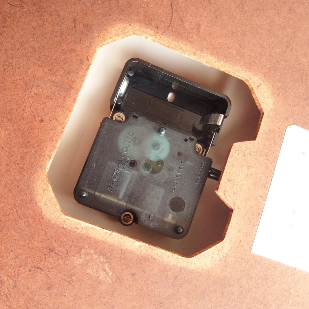 SEIKO ネイビー色の掛時計 渡辺力 70s